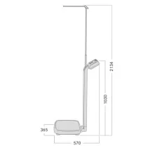 KERN MPE 250K100HM personal floor scale with medical approval