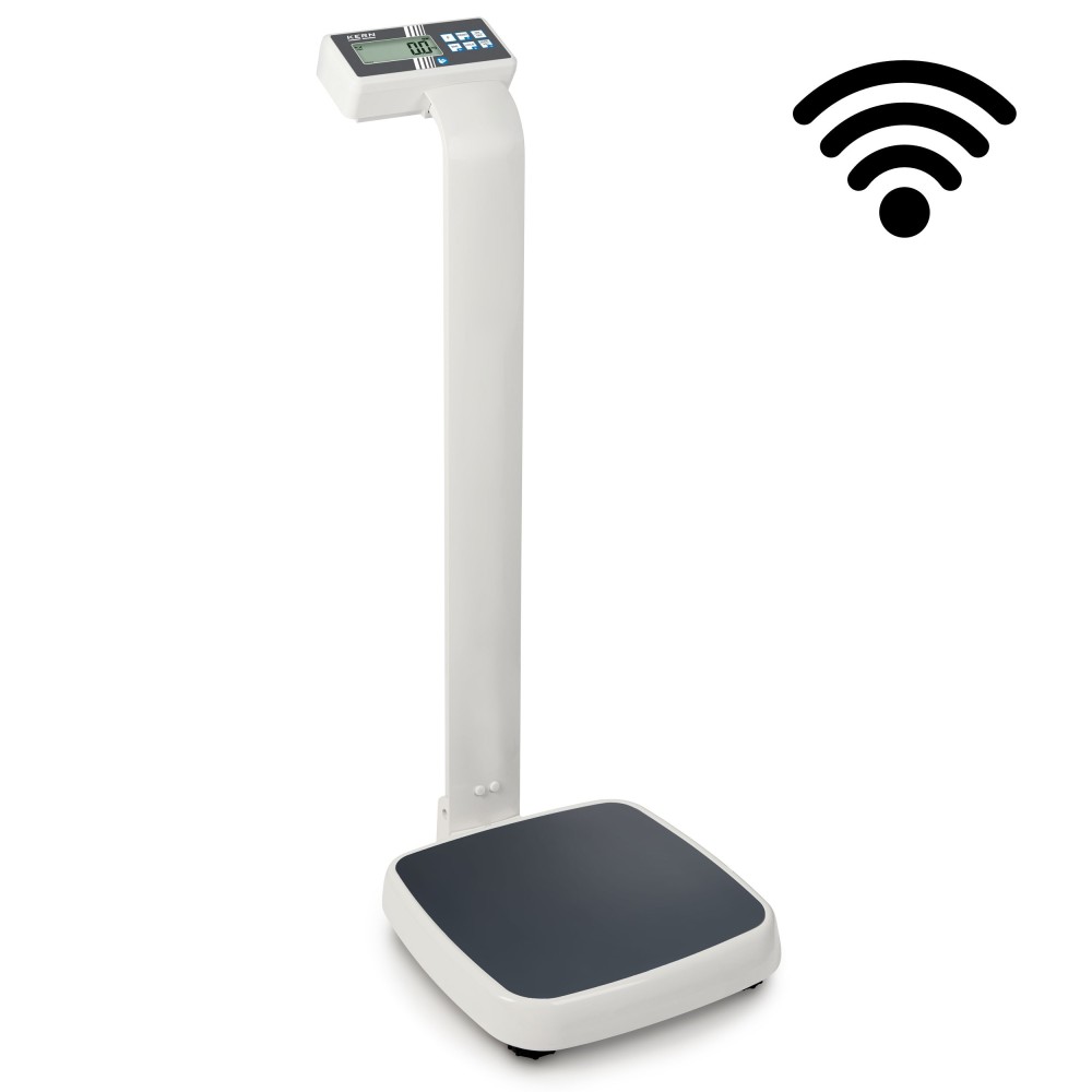 Báscula pesapersonas KERN MPN 200K-1PM WiFi con aprobación médica