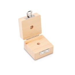 Étui en bois pour poids d'étalonnage 5g