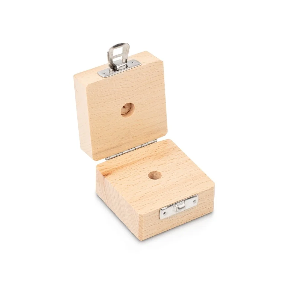 Holz-Etui für Kalibriergewichte 5g