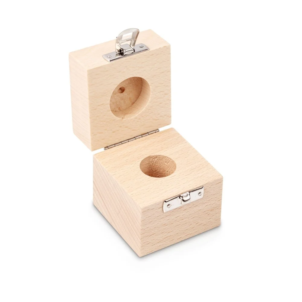 Wooden box for calibration weights 100g