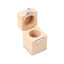 Caja de madera para pesas de calibración 500g