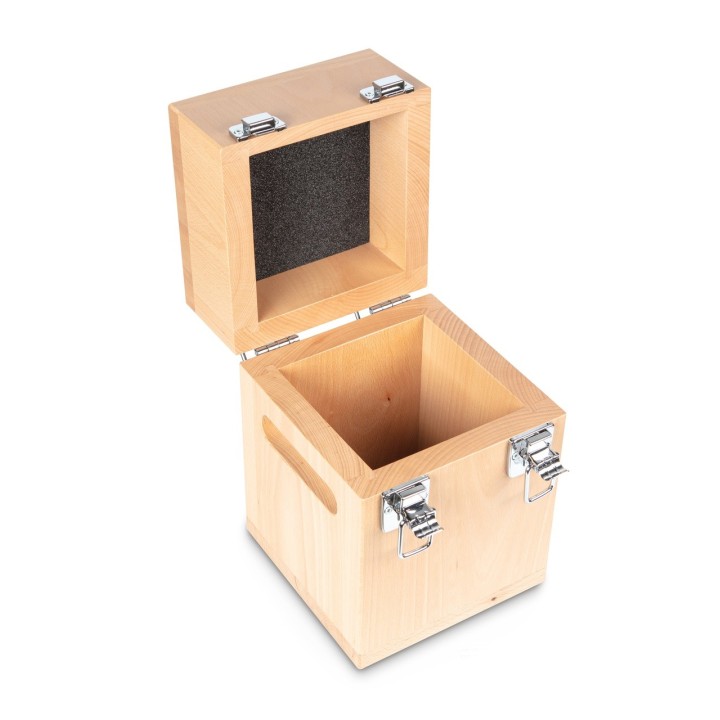 Caja de madera para pesas de calibración 20 kg