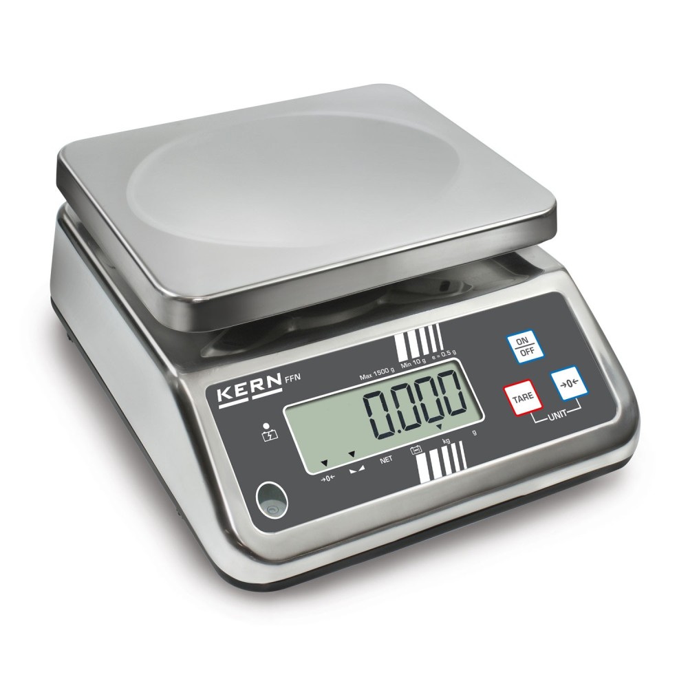 KERN FFN 1K-4N Bilancia per alimenti in acciaio inox KERN FFN 1K-4N Bilancia per alimenti in acciaio inox