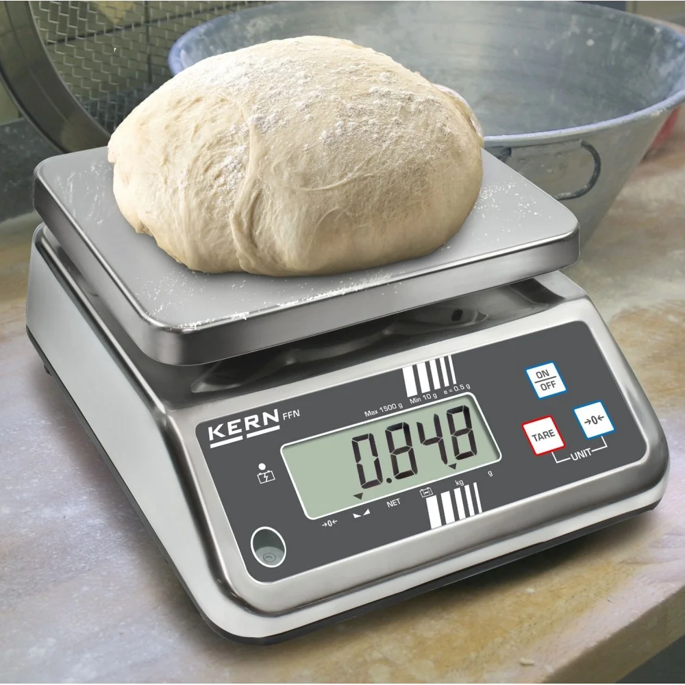 KERN FFN 15K5IPM Bilancia per alimenti in acciaio inox KERN FFN 15K5IPM Bilancia per alimenti in acciaio inox