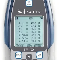 SAUTER SW 2000 Sonomètres professionnels de classe II