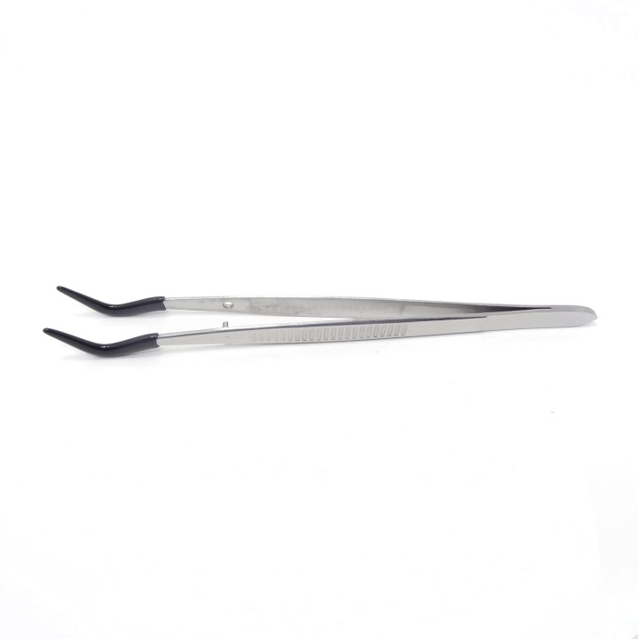 Tweezers for calibration weights 1g- 500g, curved