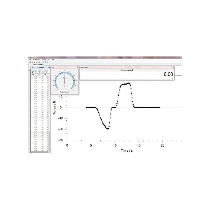 SAUTER AFH FAST data transfer software for force-time-measurements