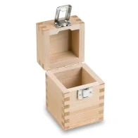 Wooden box for calibration weights