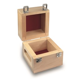 Étui en bois pour poids d'étalonnage empilables 20 kg