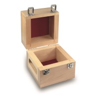 Scatola di legno per pesi di calibrazione impilabili 50 kg