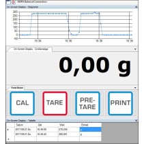 Software per piattaforma di pesatura KERN KDP