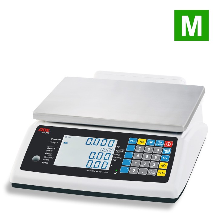 Retail Scale ADE LWX200-15 officially verificated
