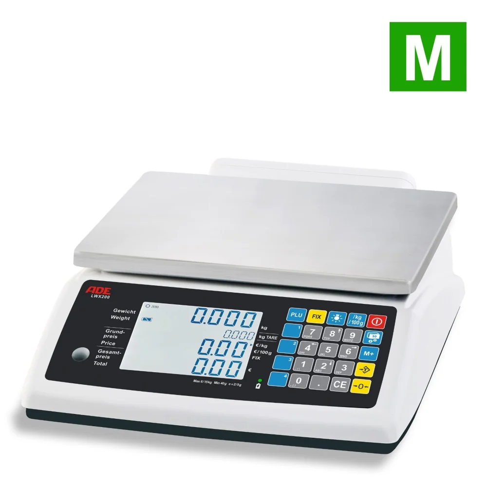 Retail Scale ADE LWX200-15 officially verificated