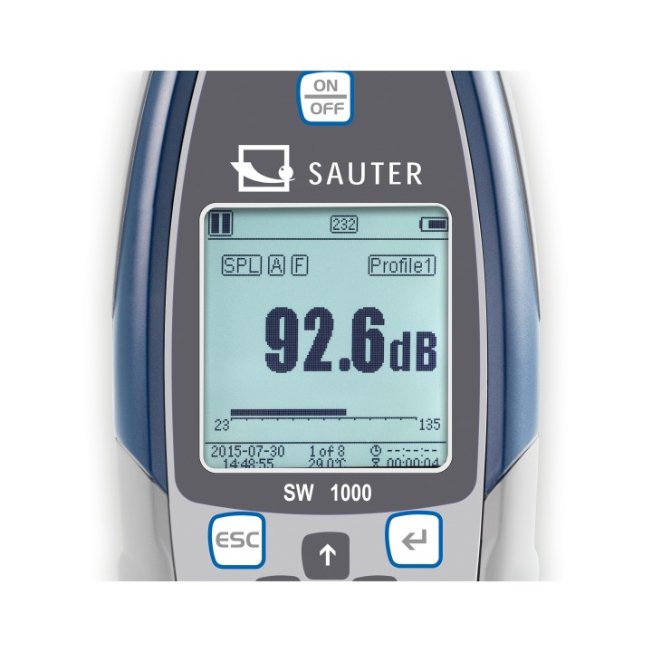 SAUTER SW 1000 Sonómetro profesional Clase I