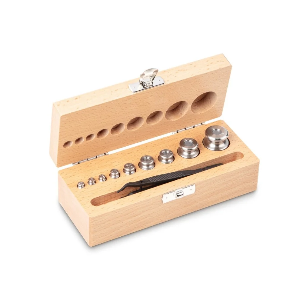 Set of calibration weights 1g - 50 g class OIML M1 Set of calibration weights 1g - 50 g class OIML M1