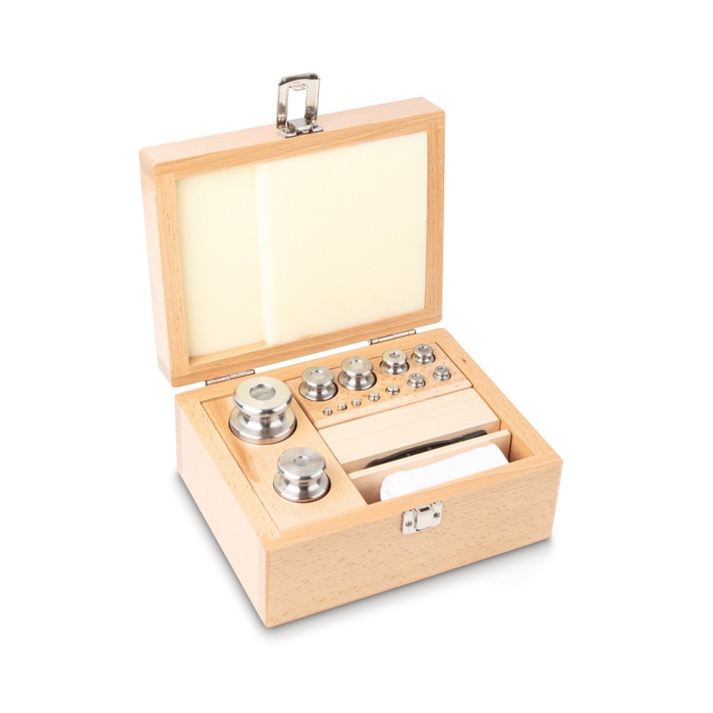 Set of calibration weights 1g - 1 kg class OIML M1 Set of calibration weights 1g - 1 kg class OIML M1