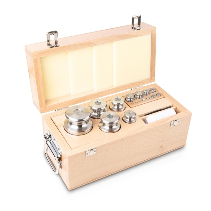 Set di pesi di calibrazione 1g - 5 kg OIML M1