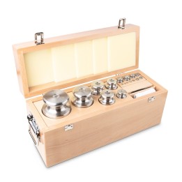 Set of calibration weights 1 g - 10 kg class OIML M1