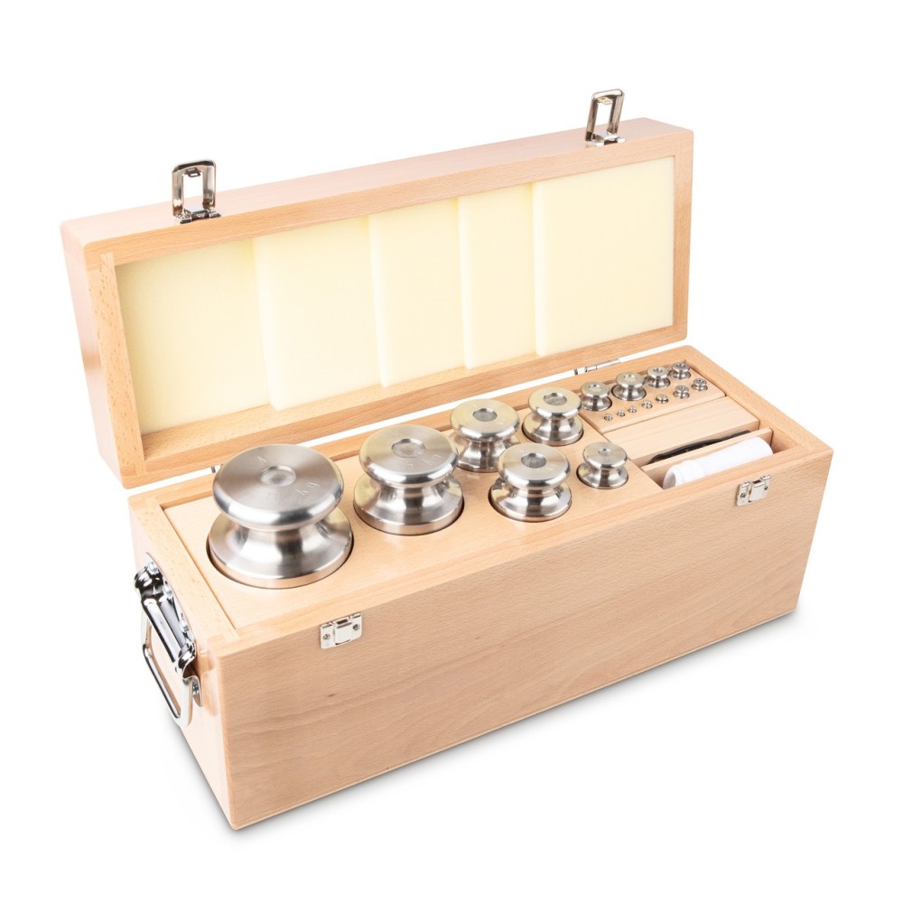 Set di pesi di calibrazione 1 g - 10 kg OIML M1 Set di pesi di calibrazione 1 g - 10 kg OIML M1