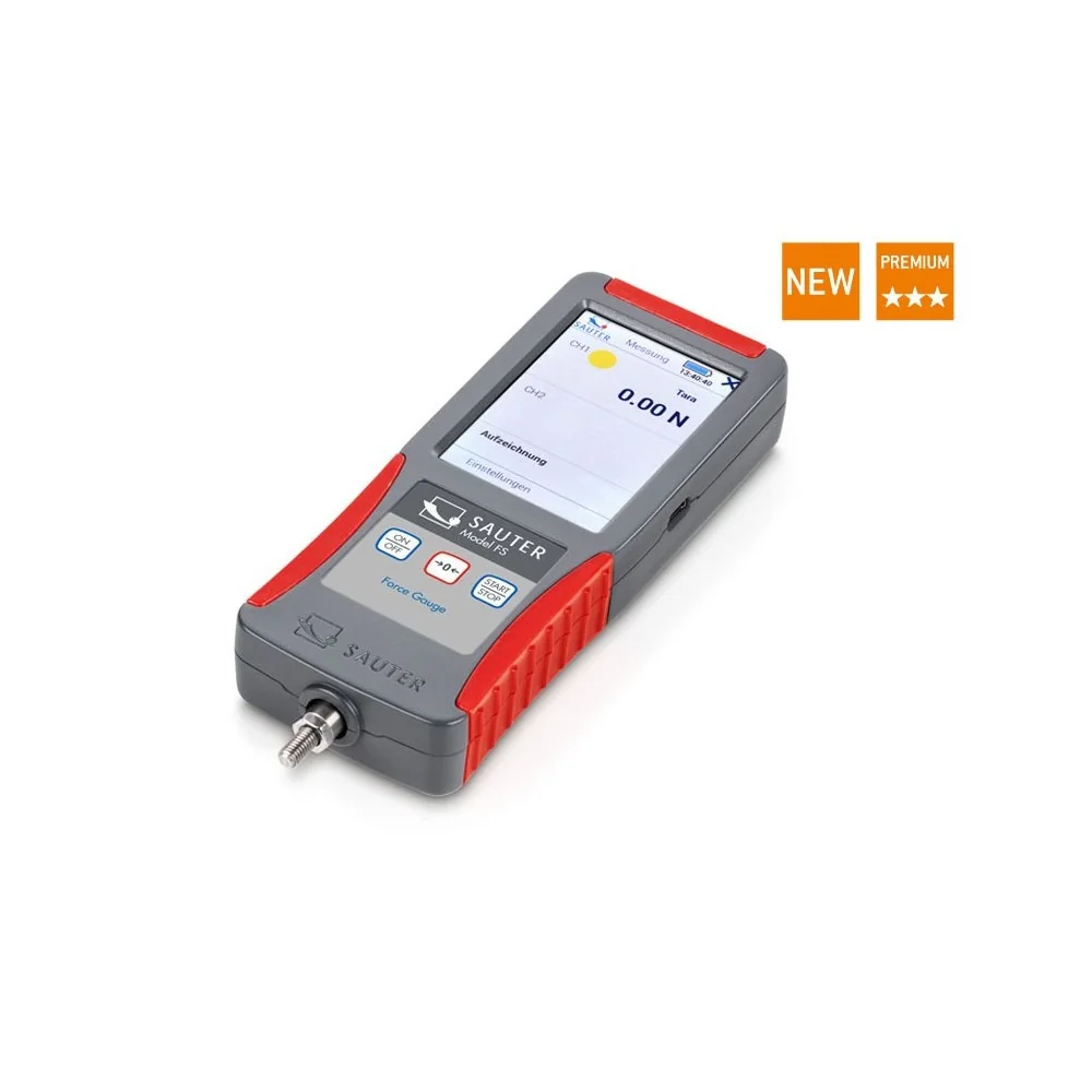 SAUTER FS 2-500 Dinamómetro con 2 canales de medición