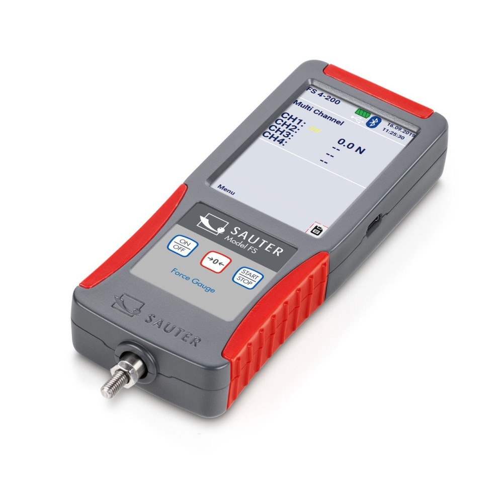 SAUTER FS 4-200 force gauge with 4 measuring channels SAUTER FS 4-200 force gauge with 4 measuring channels