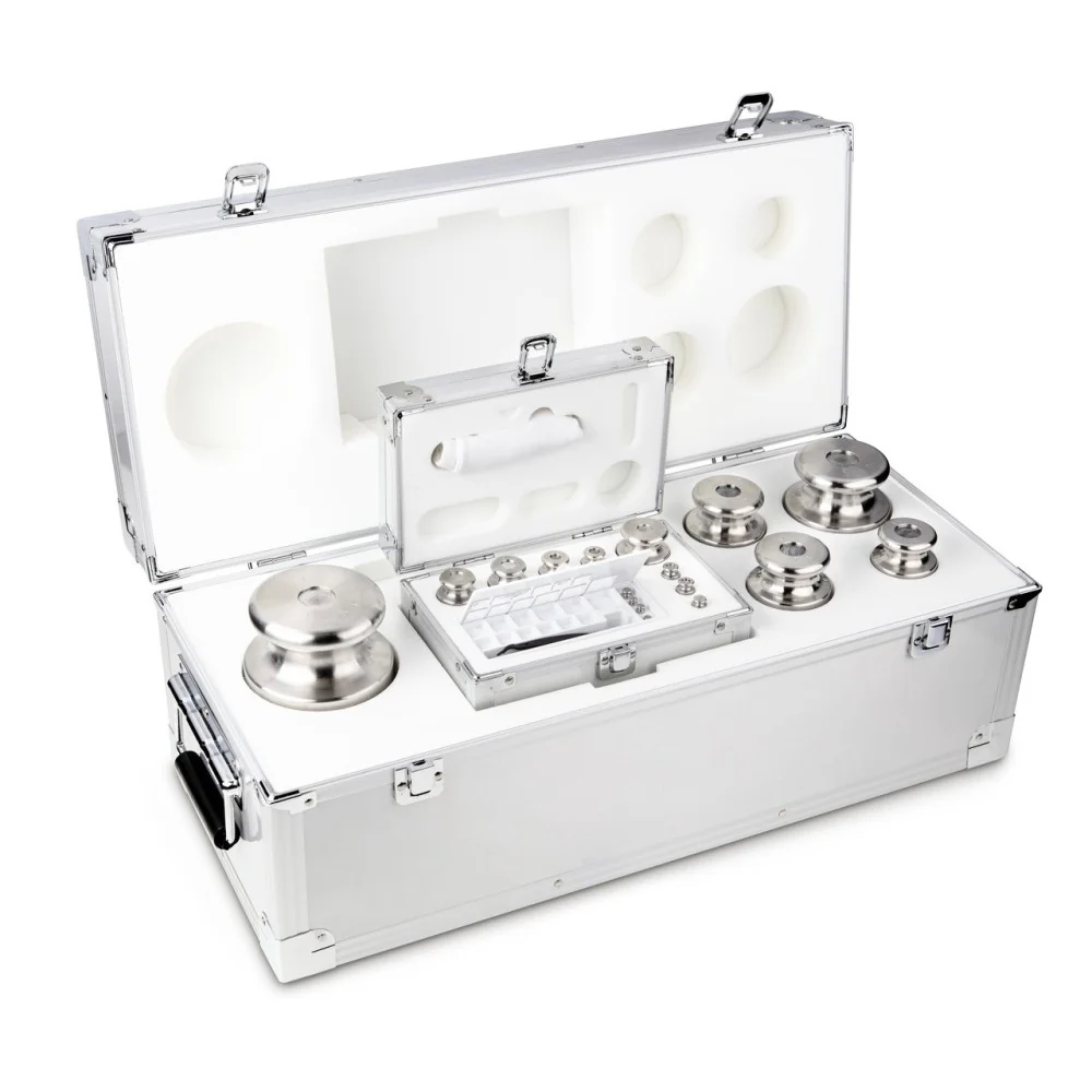 Jeux de poids de calibrage 1g - 10 kg OIML classe M1 / ASTM 5