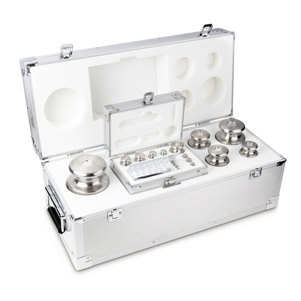 Set di pesi di calibrazione 1g - 10 kg OIML classe F2 Set di pesi di calibrazione 1g - 10 kg OIML classe F2