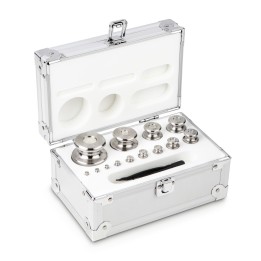 Set di pesi di calibrazione 1g - 1 kg OIML classe F1