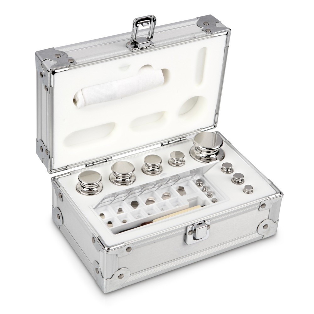 Set di pesi di calibrazione 1mg - 500g OIML classe E2 Set di pesi di calibrazione 1mg - 500g OIML classe E2