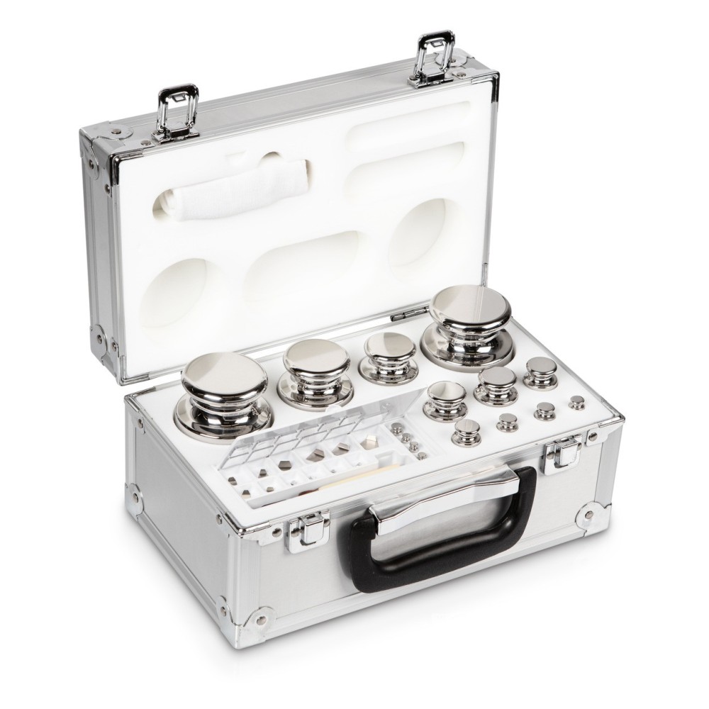 Set di pesi di calibrazione 1mg - 2 kg OIML classe E2 Set di pesi di calibrazione 1mg - 2 kg OIML classe E2