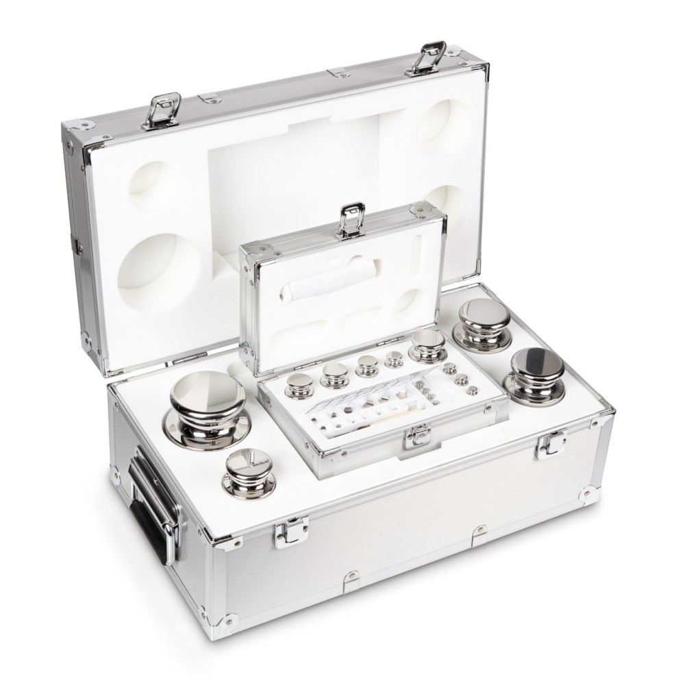 Calibration weights Set 1mg - 5 kg class OIML E2 / ASTM 2 Calibration weights Set 1mg - 5 kg class OIML E2 / ASTM 2