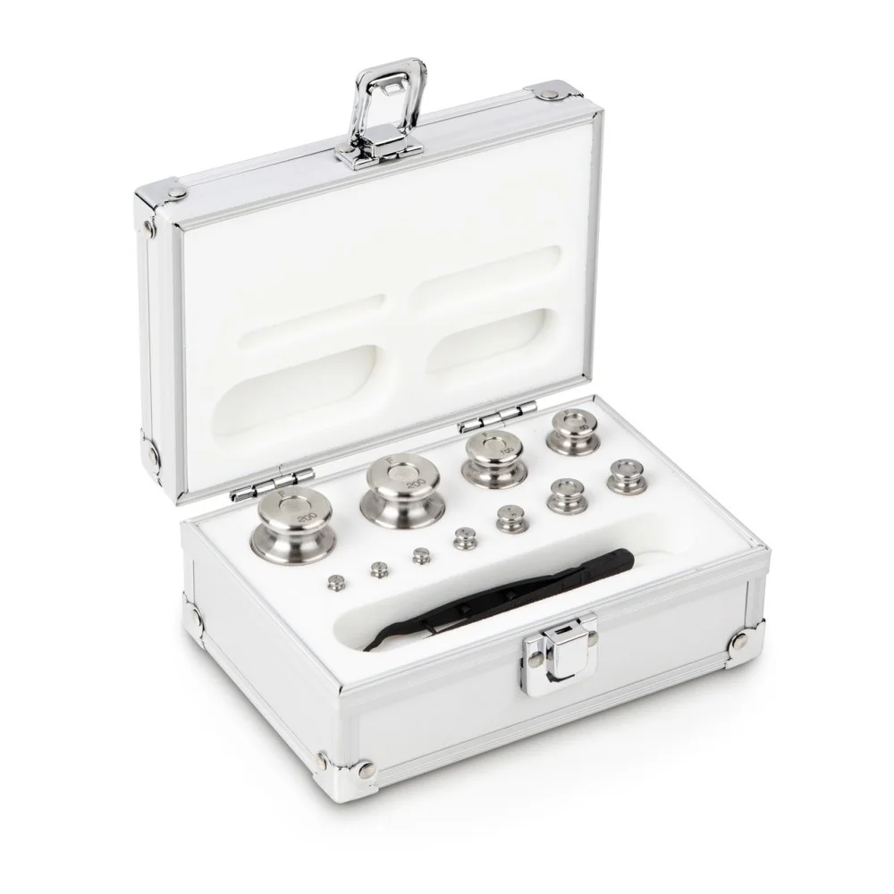 Set di pesi di calibrazione 1g - 200g OIML classe E2