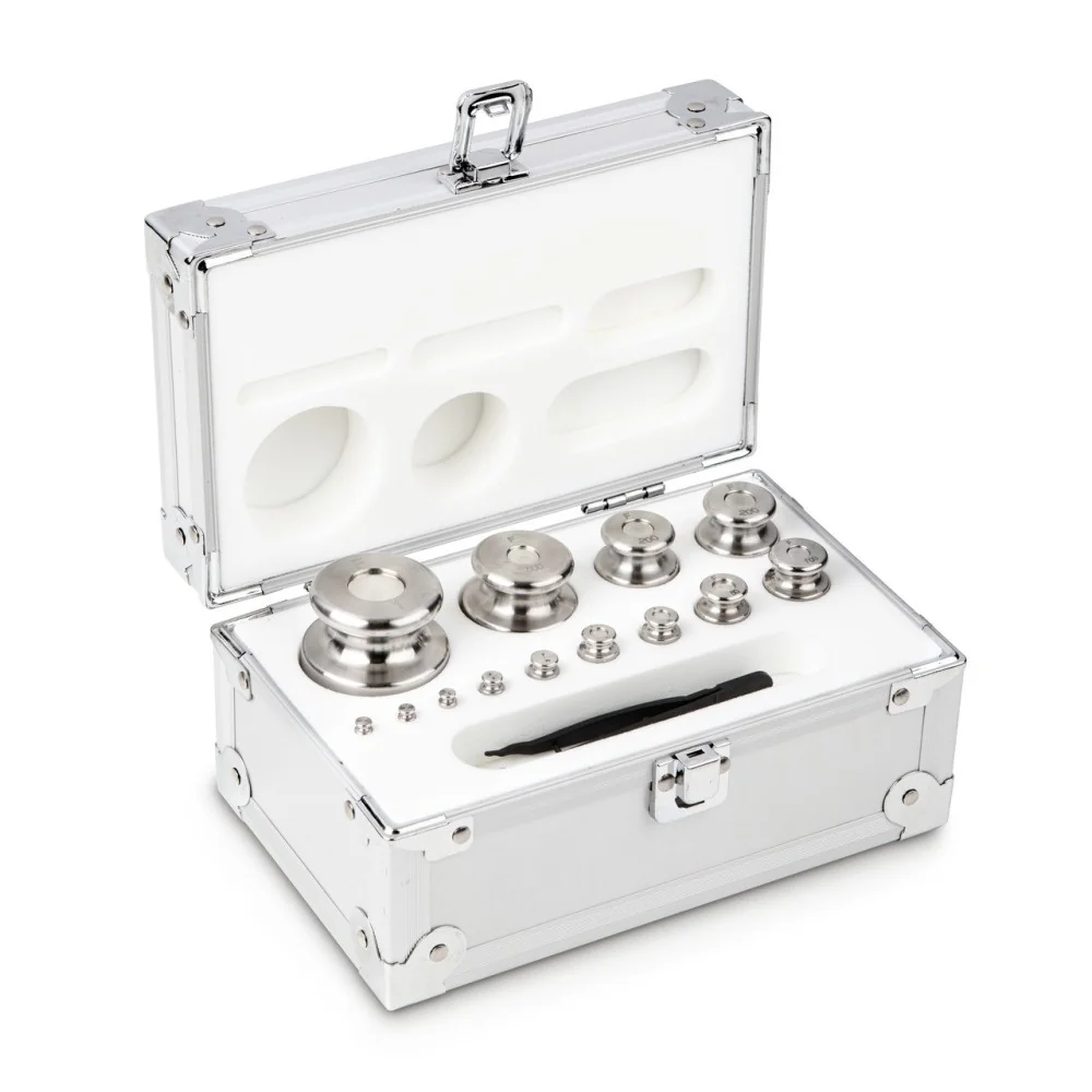 Calibration weights Set 1g - 1 kg class OIML E2 / ASTM 2