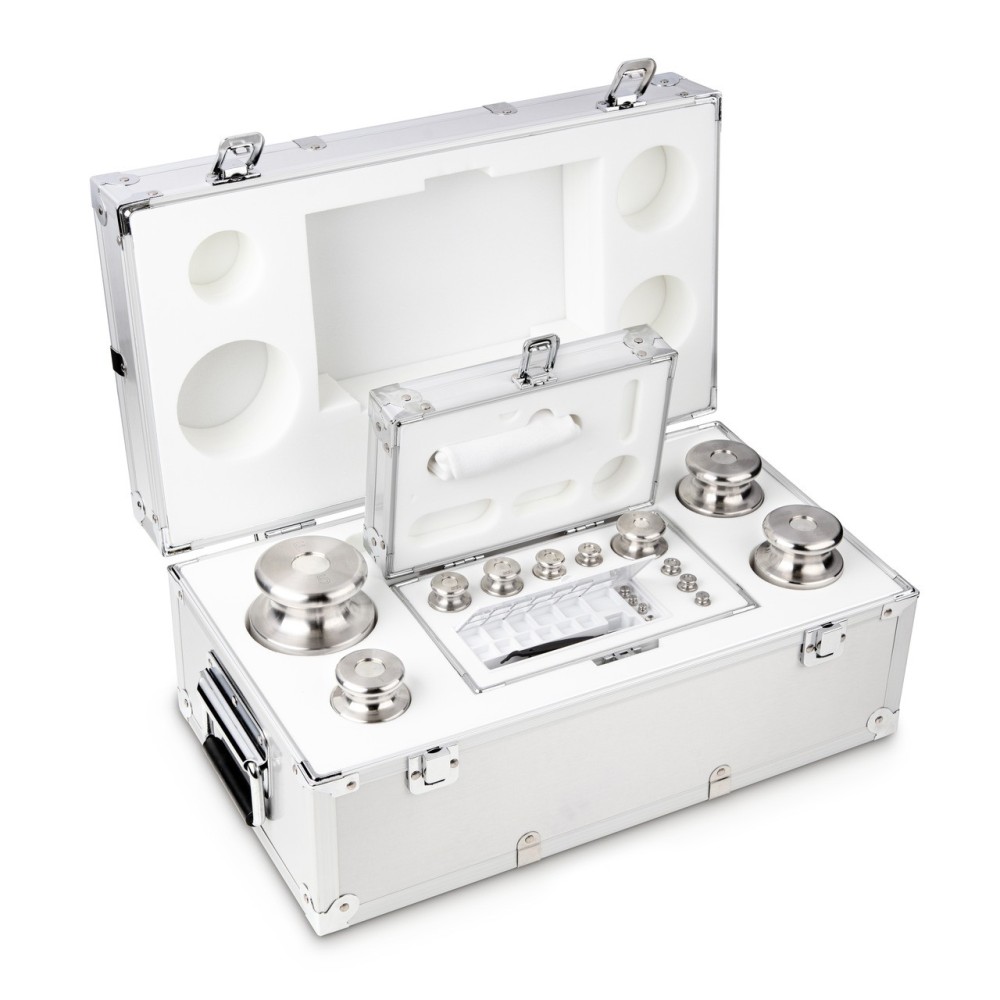 Set di pesi di calibrazione 1g - 5 kg OIML classe E2 Set di pesi di calibrazione 1g - 5 kg OIML classe E2