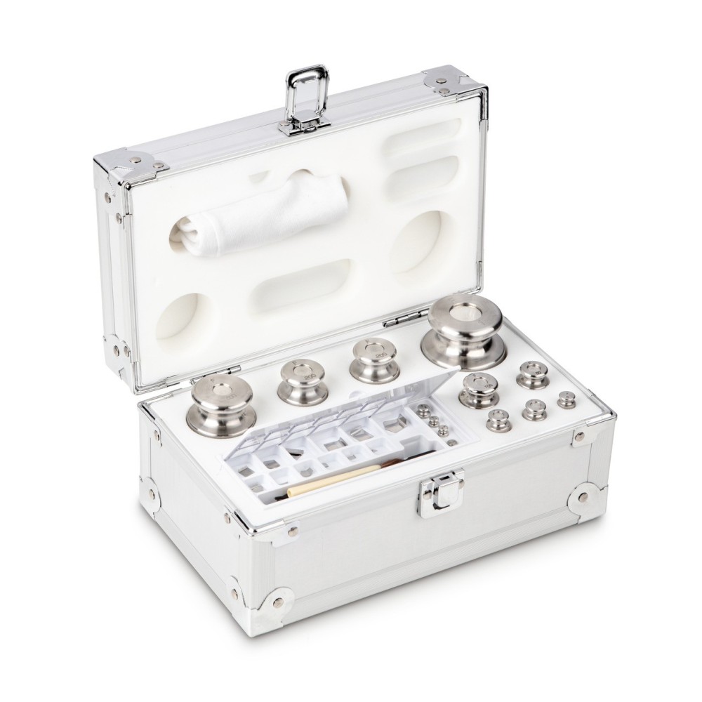 Set di pesi di calibrazione 1mg - 1 kg OIML classe E1 Set di pesi di calibrazione 1mg - 1 kg OIML classe E1