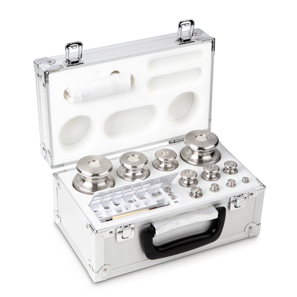 Calibration weights Set 1mg - 2 kg class OIML E1 / ASTM 1 Calibration weights Set 1mg - 2 kg class OIML E1 / ASTM 1