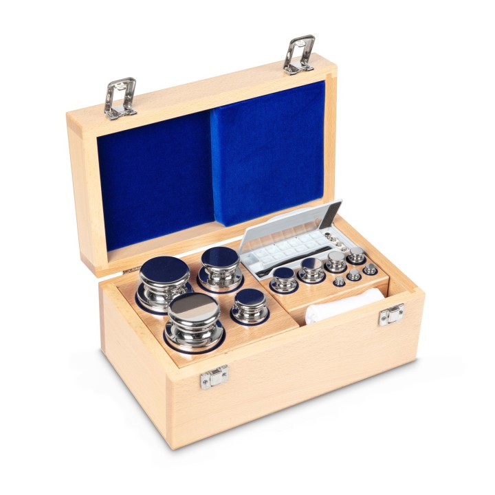Calibration weights Set 1g - 2 kg class OIML E1 / ASTM 1