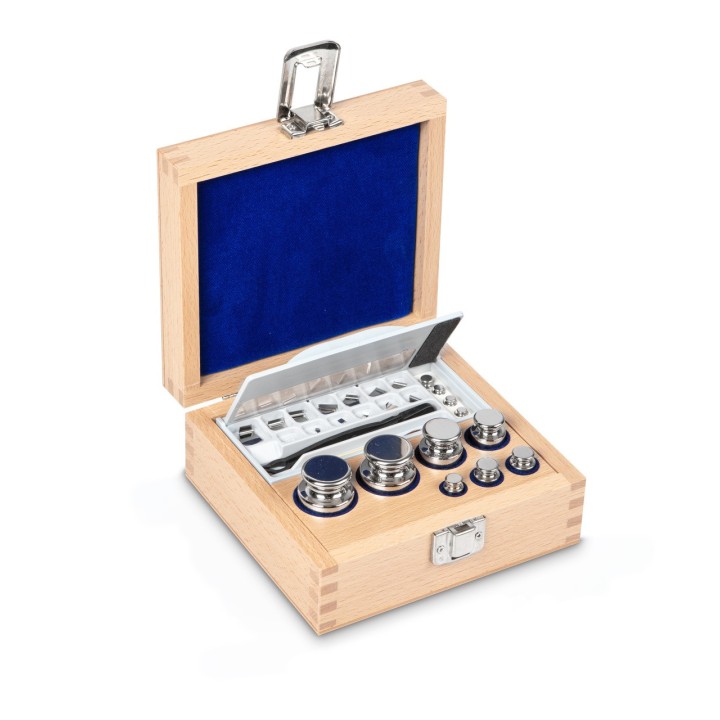 Jeux de poids de calibrage 1mg - 200g OIML classe F1 / ASTM 3