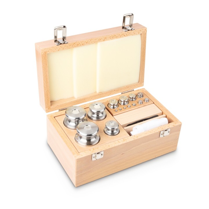 Calibration weights Set 1g - 2 kg class OIML F2 / ASTM 4