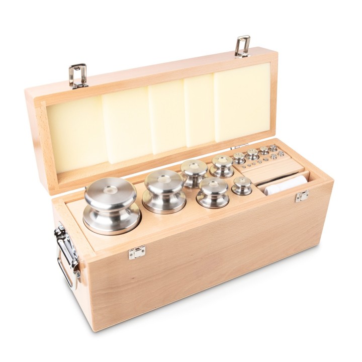 Calibration weights Set 1g - 10 kg class OIML F2 / ASTM 4
