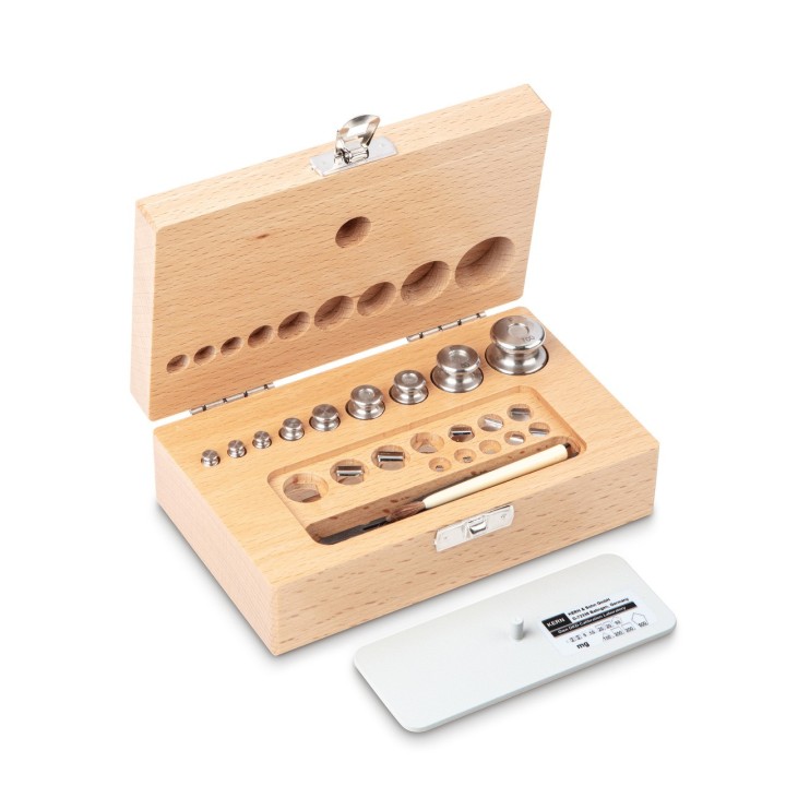Set di pesi di calibrazione 1mg - 100g OIML classe F2