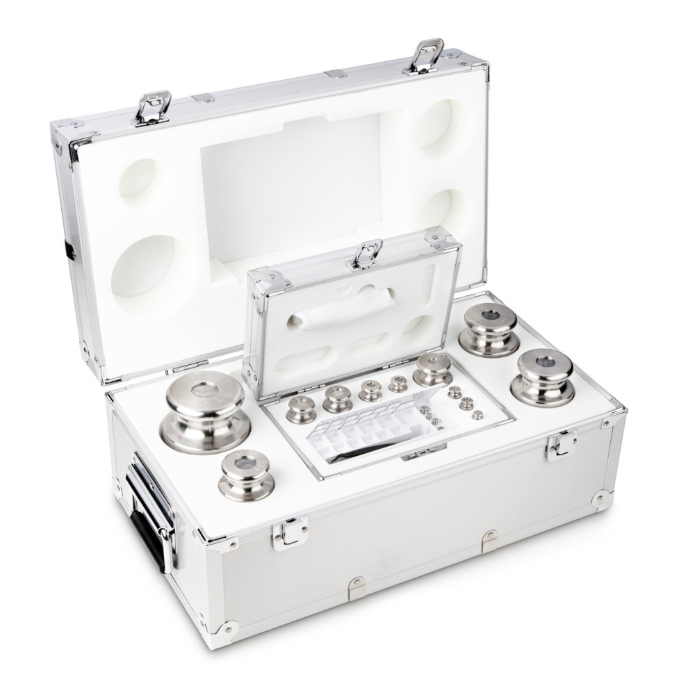 Set di pesi di calibrazione 1g - 5 kg OIML classe M1 Set di pesi di calibrazione 1g - 5 kg OIML classe M1