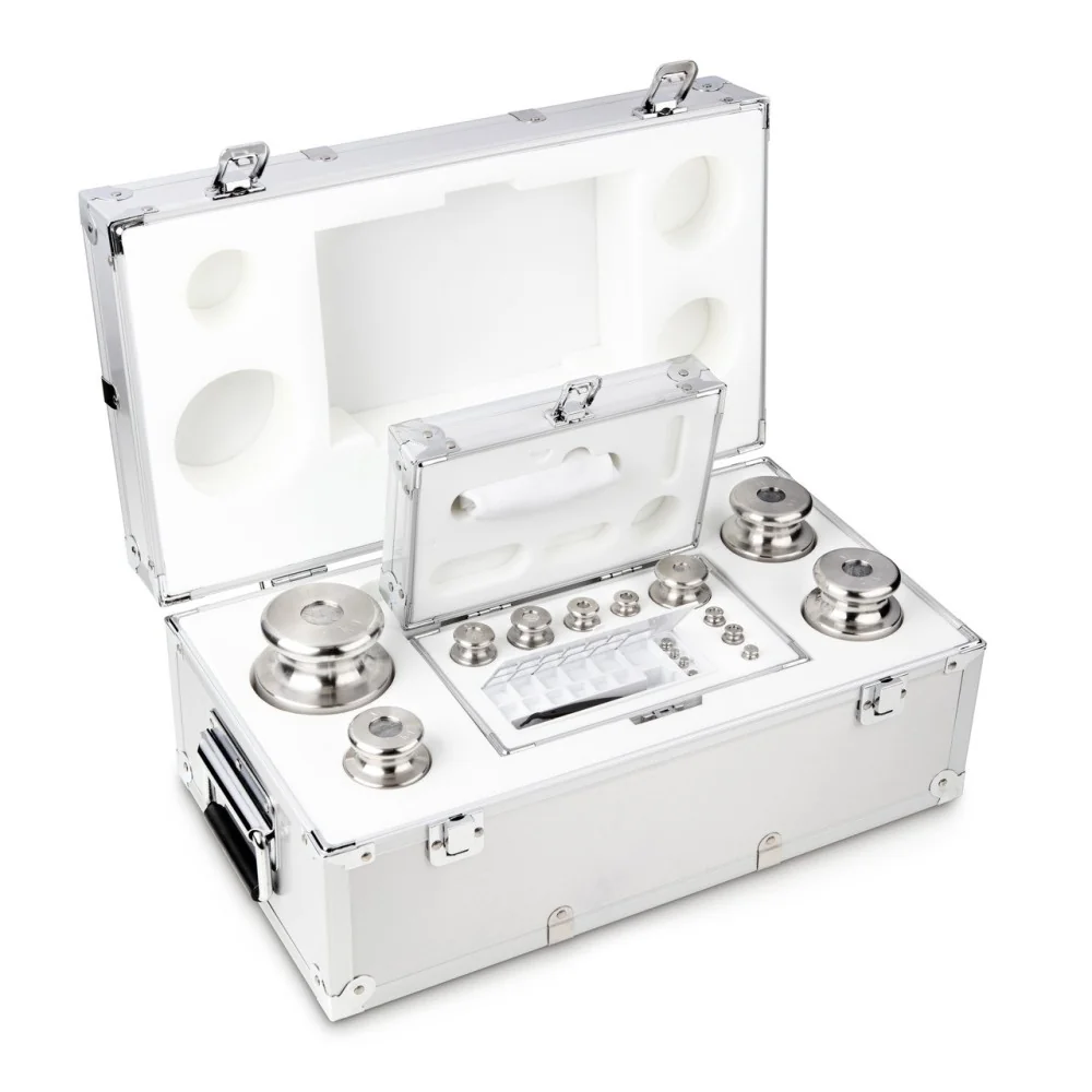 Set di pesi di calibrazione 1g - 5 kg OIML classe M1