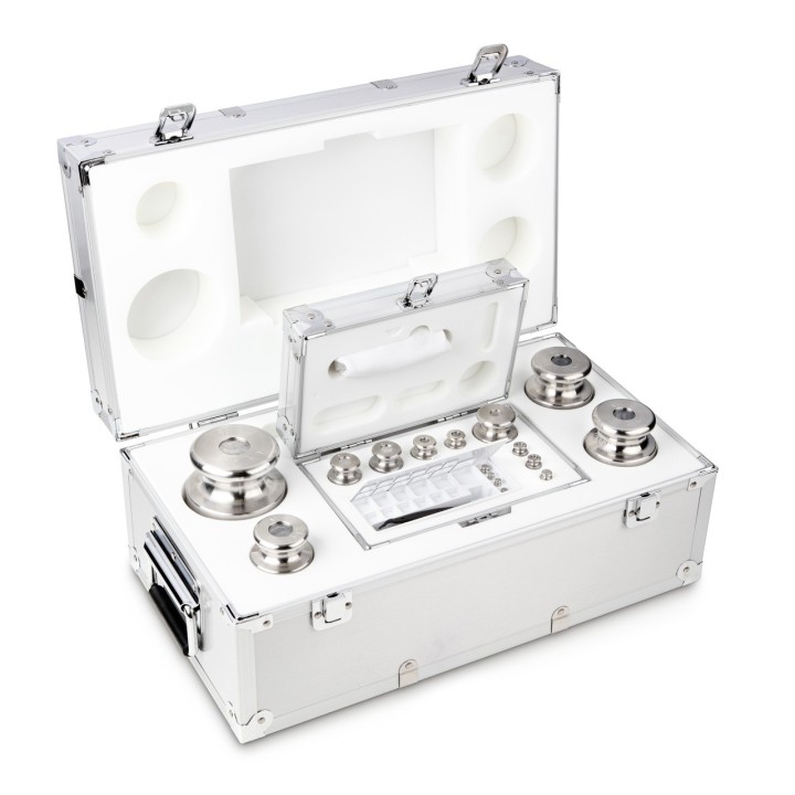 Set di pesi di calibrazione 1g - 5 kg OIML classe M1