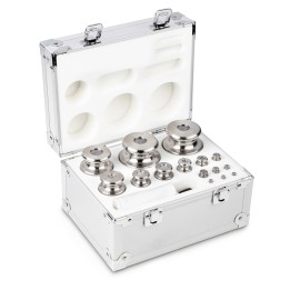 Juego de pesas de calibración 1g - 2 kg OIML Clase M1