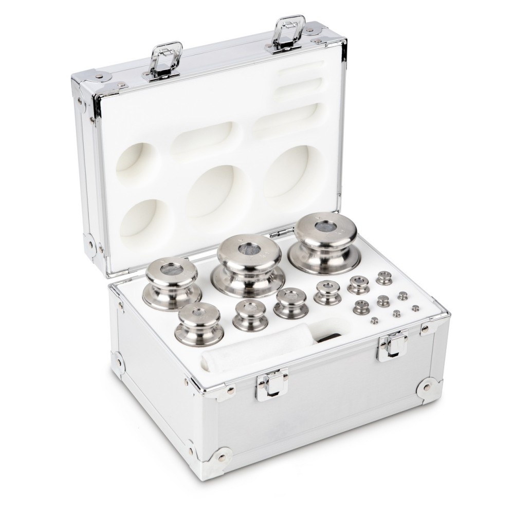 Set di pesi di calibrazione 1g - 2 kg OIML classe M1 Set di pesi di calibrazione 1g - 2 kg OIML classe M1