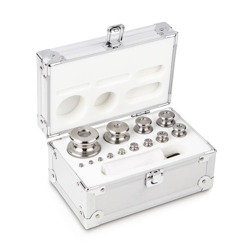 Set di pesi di calibrazione 1g - 1 kg OIML classe M1 Set di pesi di calibrazione 1g - 1 kg OIML classe M1