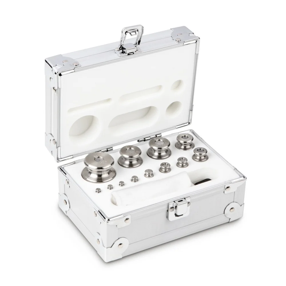 Set di pesi di calibrazione 1g - 500g OIML classe M1