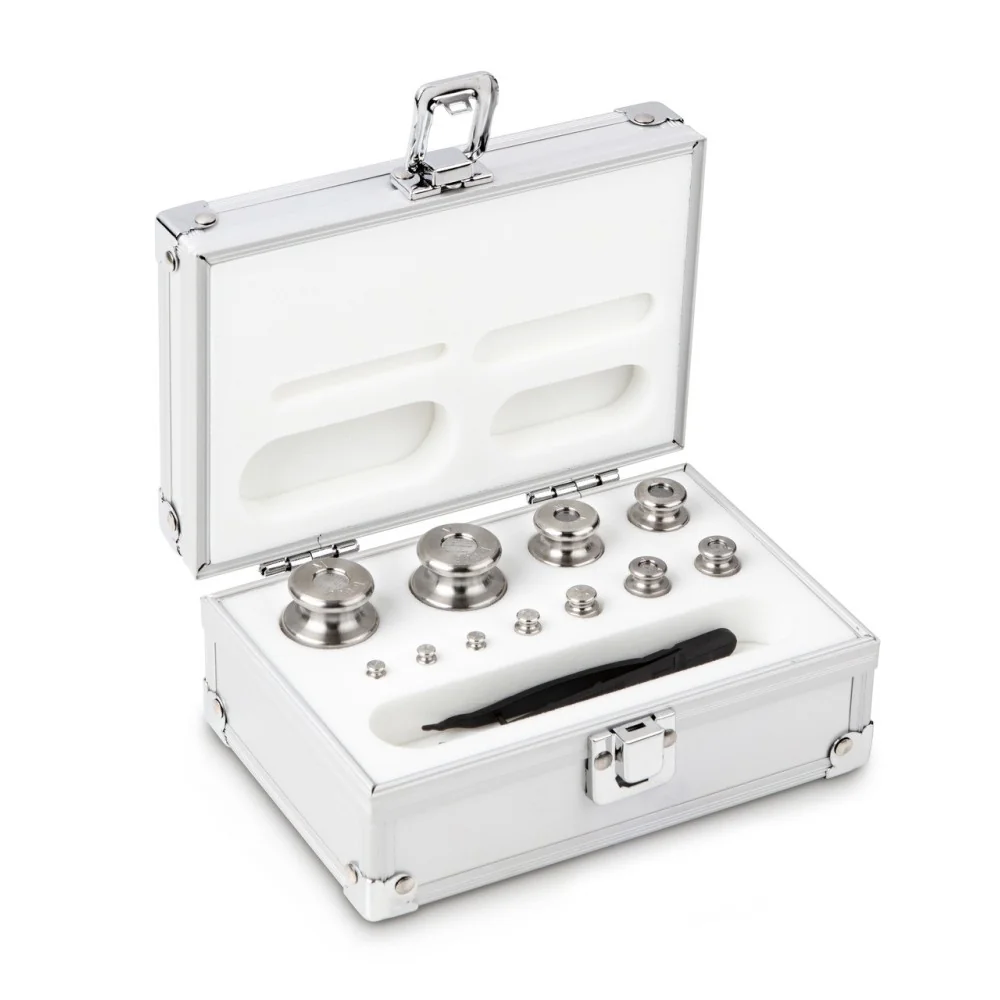 Set di pesi di calibrazione 1g - 200g OIML classe M1